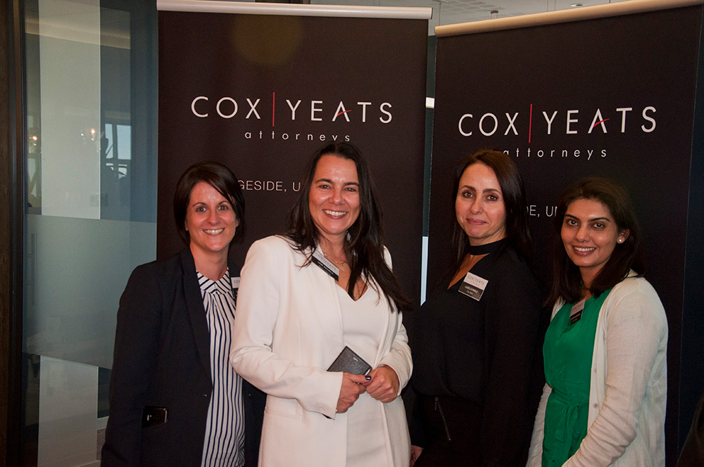 Shannon Bester, ARB Electrical; Lene Wessels, Beare Holdings; Lazelle Paola, Cox Yeats; Vivekni Haribhai, Jacobs Capital